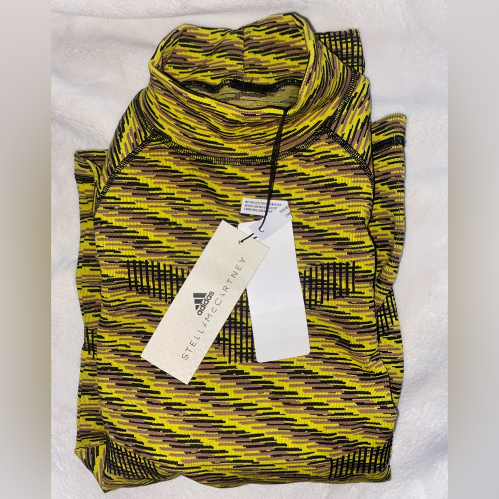 Stella McCartney never work XS fitted workout top